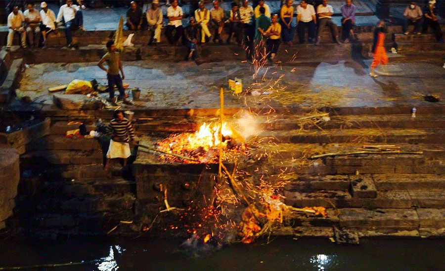Cremation at Pashupatinath Temple