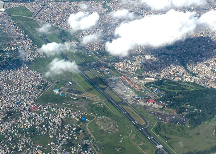 Flying To Nepal