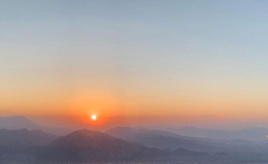Sunset At Sarangkot