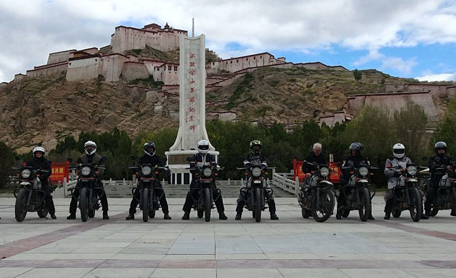 Tibet Motorbike Adventure via EBC