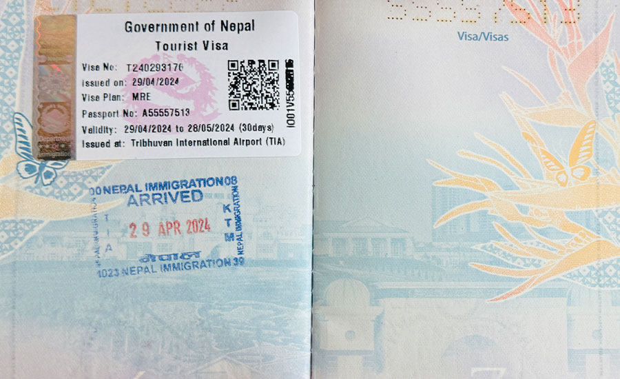 Visa For Nepal